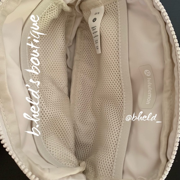 lululemon Everywhere Belt Bag *Extended Strap in White Opal OS Brand New NWT - Picture 10 of 15